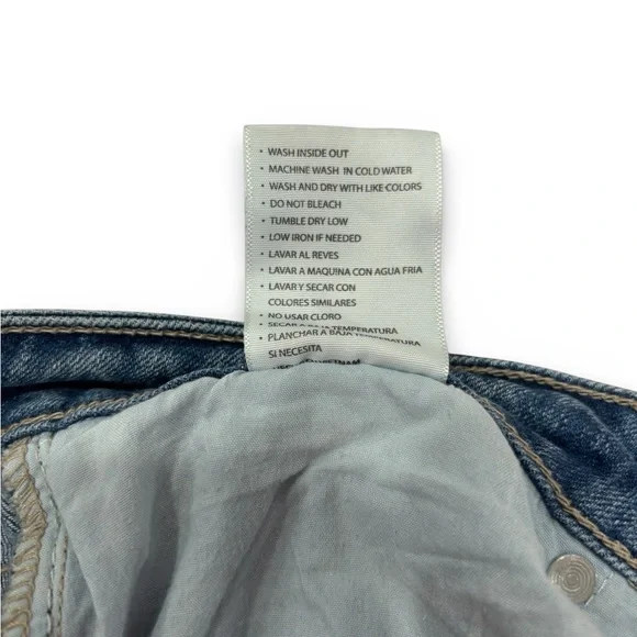 Stylish KanCan Size 28/9 Blue Cropped Frayed Hem Women Jeans - Picture 3 of 8